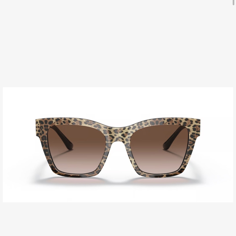 Dolce & Gabbana Leopard Print Sunglasses - Picture 5 of 8